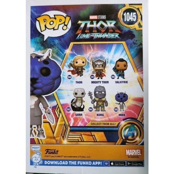 FUNKO POP!  THOR LOVE AND THUNDER MIEK #1045 IN ORIGINAL BOX VINYL FIGURE - NIB - Picture 5 of 5
